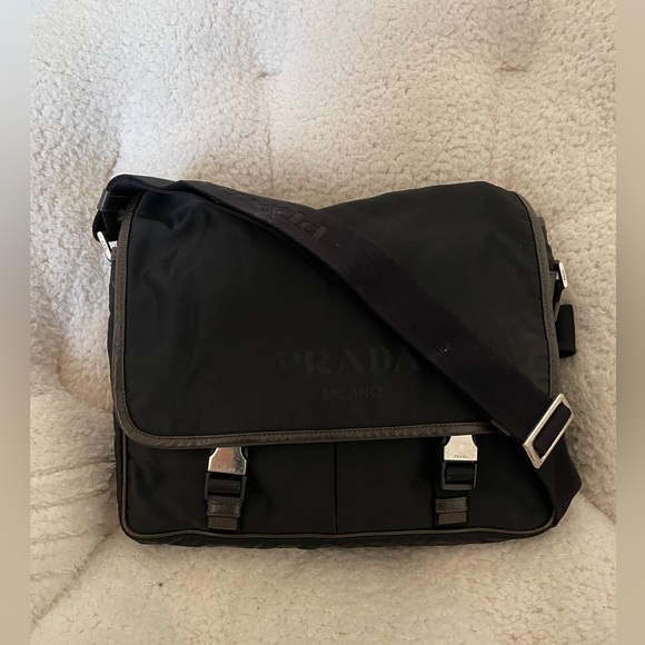 Prada Unisex Nylon Messenger bag - Picture 1 of 14